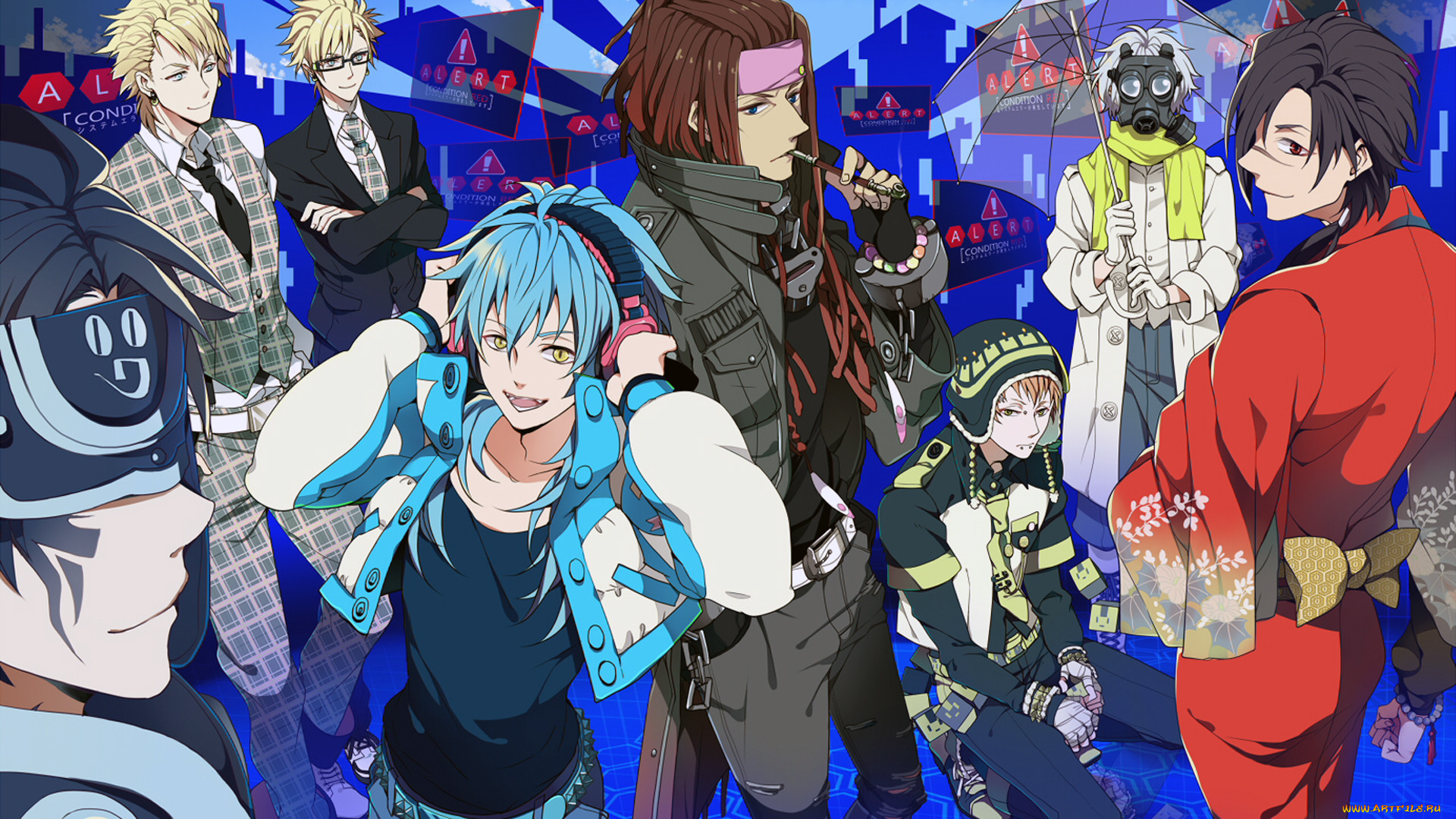 Обои Аниме Dramatical Murder, обои для рабочего стола, фотографии аниме,  dramatical murder, драматическое, убийство Обои для рабочего стола, скачать  обои картинки заставки на рабочий стол.